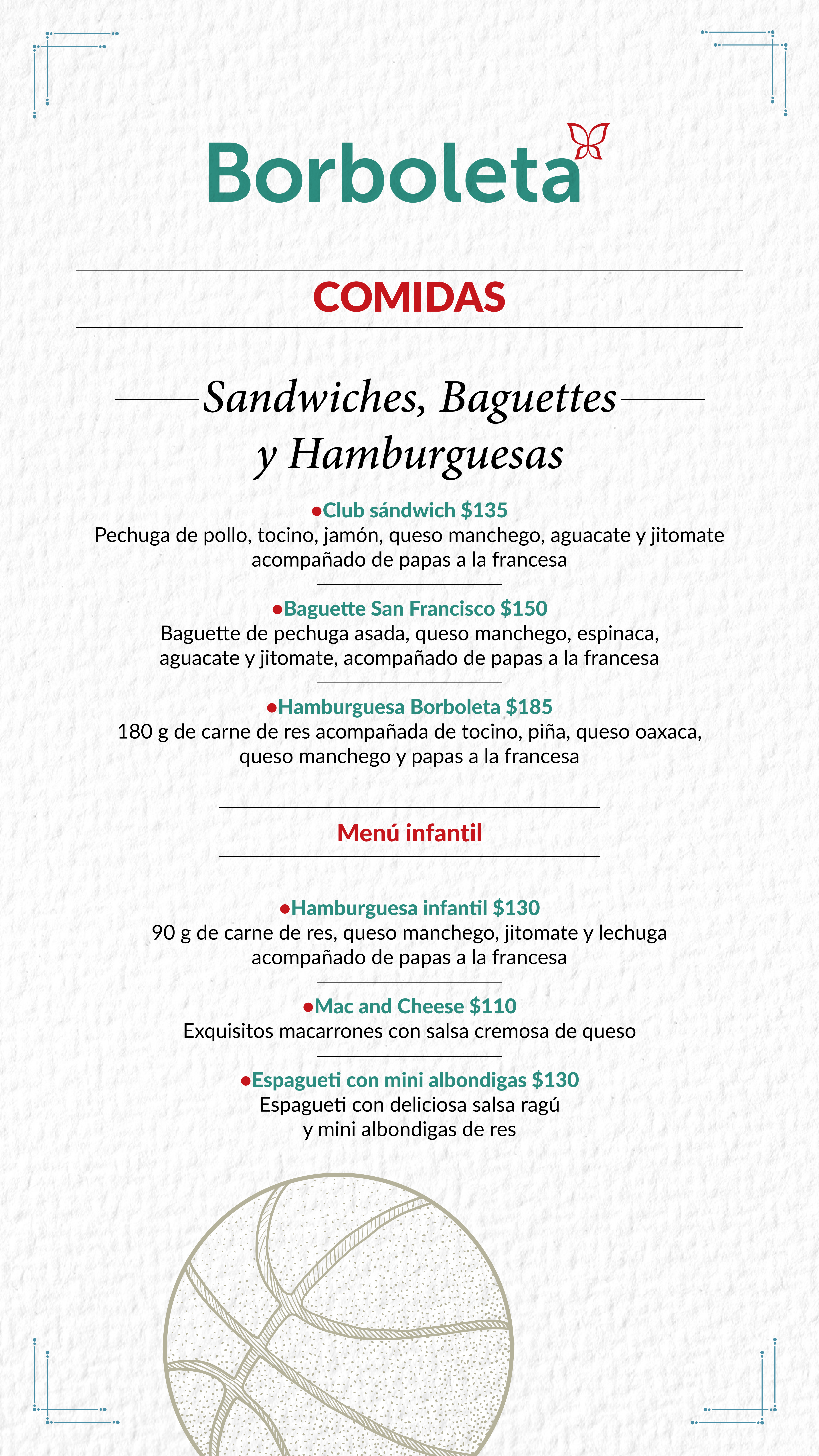 Imagen del menú