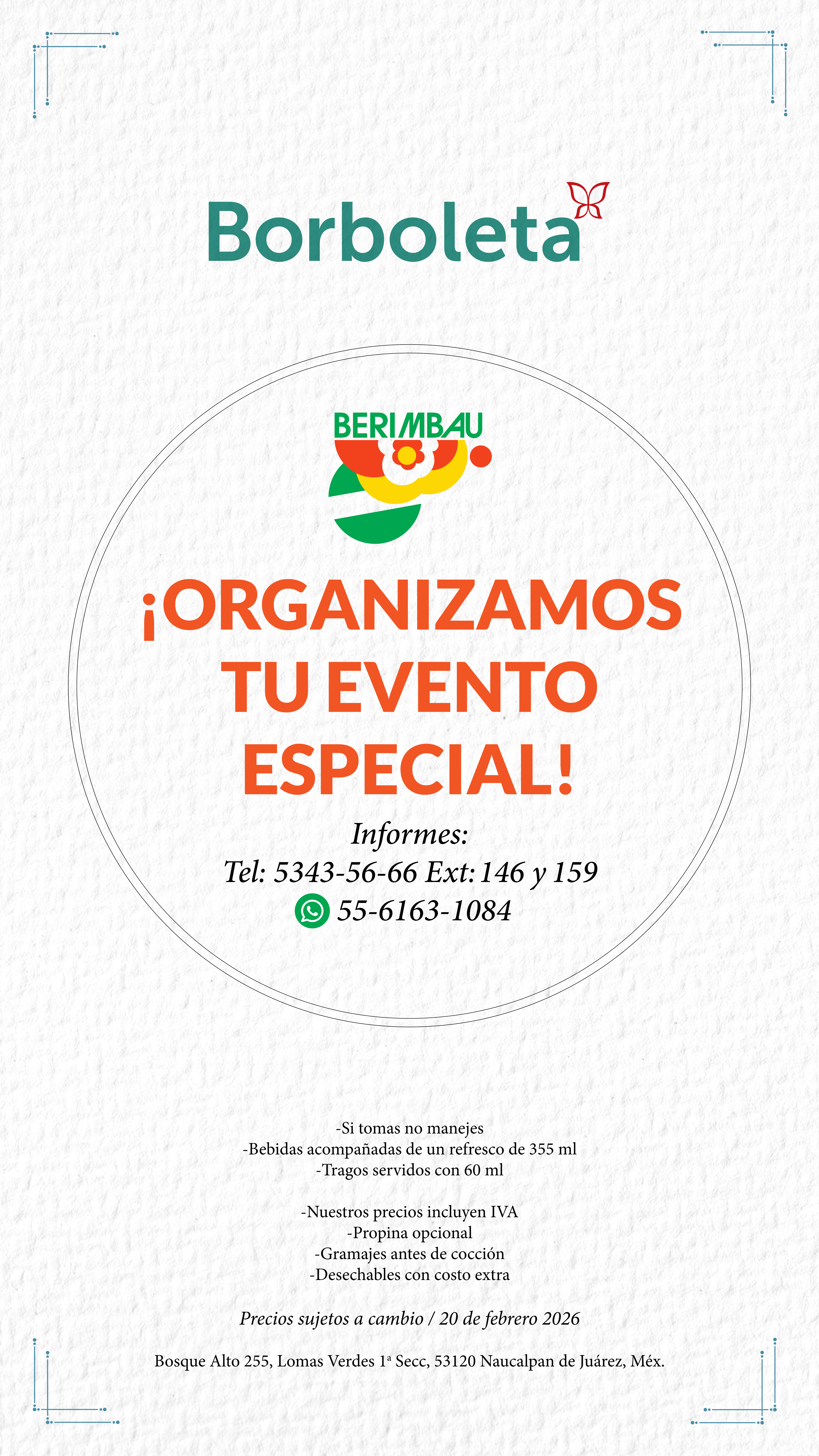 Imagen del menú